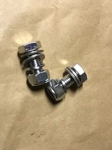 Sechskantschrauben, Nylock Muttern & Unterlegscheiben. Hochfest vergoldet M10 x 25 mm lang (x6) - Bild 1 von 1