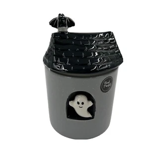 Cobwebs and Cauldrons Ceramic 5x9in Ghost House Cookie Jar AA01B16021 - Picture 1 of 9