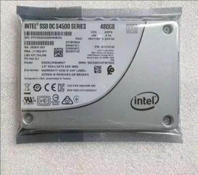 Intel DC S4500 Series 480GB 2.5'' 6Gb/s SATA SSDSC2KB480G7 Solid State Drive SSD - Image 1 of 2
