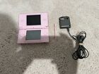 Nintendo DS Lite Console - Coral Pink! Good Condition! Tested And Working
