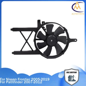 Radiator Cooling Fan Assembly For Nissan Frontier 2005-2019 Pathfinder 2007-2012 - Picture 1 of 10