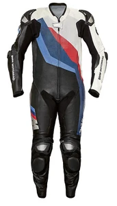 BMW Racing Biker Motorcycle Leather Suit Motorbike Leather Mens Jacket Trouser - Picture 1 of 3