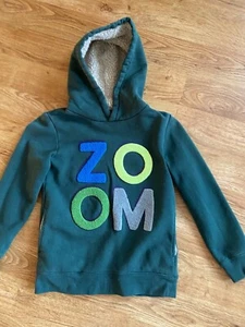 Mini Boden Kid’s ZOOM Hooded Sweatshirt 7-8Y - Picture 1 of 9