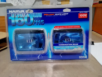 71622BE ULTIMA BLUE 12V 100W RECT 160x115mm BROAD BEAM PENCIL DVG BEAM KIT NARVA - Image 1 of 4