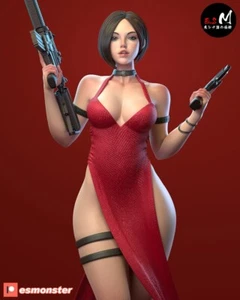 Ada Wong, Resident Evil, 1/9, 23cm, 12k Resin 3D Print Figure Model Kit - Picture 1 of 18