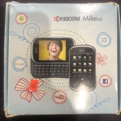 Kyocera Milano C5121- Black (Sprint) Smartphone - Image 1 of 4