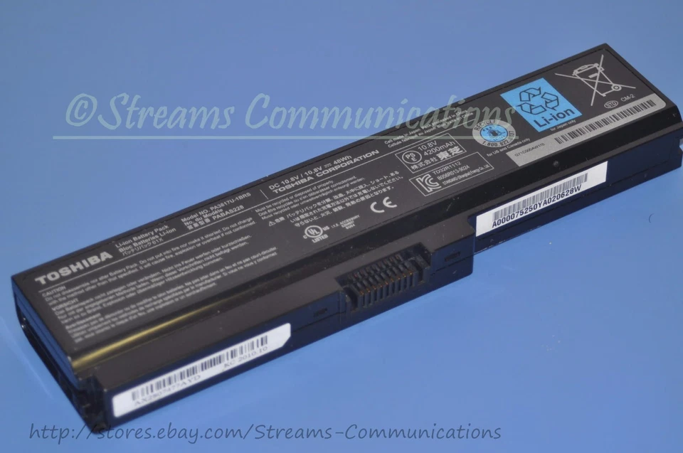Laptop Battery for TOSHIBA A660 A665 L645D L645D-S4056 L745D L640D PA3817U - Image 1 of 4