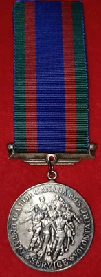 WW2 Canadian Volunteer Service Medal CVSM  WW2 - Canadian Silver Issue - Image 1 of 4