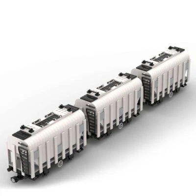 Custom MOC-76974 21 Ton Hopper Car Train Static Version/561 Pieces for Age 10+ - Image 1 of 4