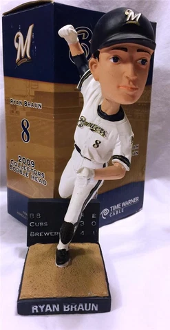 2009 MILWAUKEE BREWERS RYAN BRAUN SGA BOBBLEHEAD ~ NIB Cover