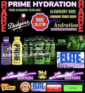 Prime Hydration KSI & Logan Paul US-IMPORT SELTENE GESCHMACKSRICHTUNGEN IN HAND VERSANDFERTIG