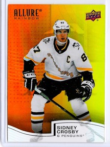 2021-22 Upper Deck Allure Rainbow Orange Yellow - SIDNEY CROSBY - Penguins