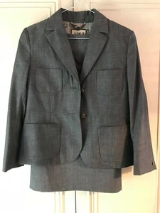 Suit, Ladies Grey Business Suit, Jacket Size 10, Skirt Size 8, NW3 by Hobbs - Picture 1 of 10
