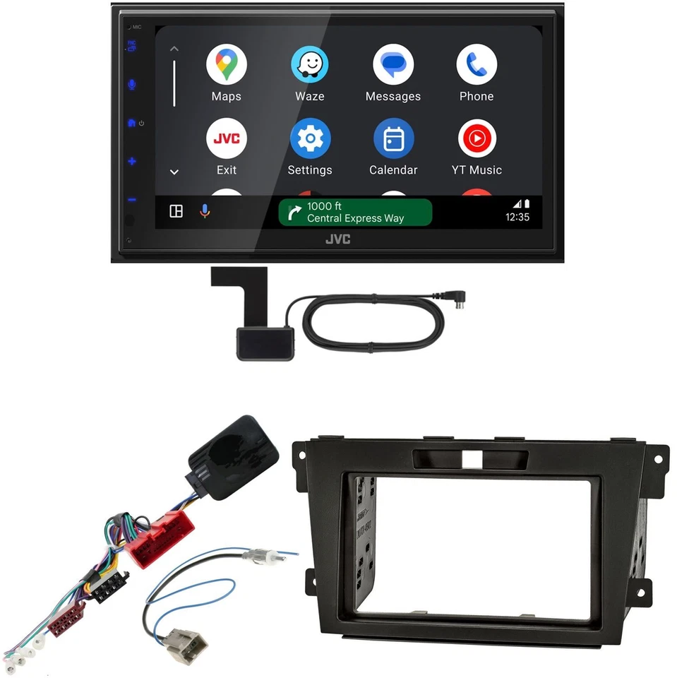 JVC KW-M595DBT Android Auto CarPlay Digitalradio DAB+ Einbauset für Mazda CX-7 - Bild 1 von 1