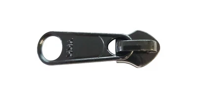 YKK No 8 Chaîne Noir Curseur (10 Paquet) - Standard Gratuit Verrou Long Pull (