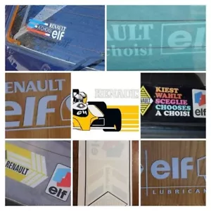 Autocollant pour vitre arrière avec Renault Elf - Afbeelding 1 van 26