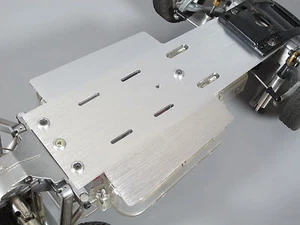 Aluminum Chassis Plate for Tamiya 1/10 RC Sand Scorcher Buggy Champ Fighting - Picture 1 of 3