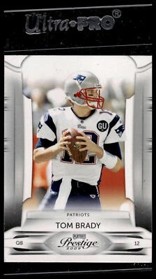 2009 Playoff Prestige #57 - Tom Brady - Image 1 of 2