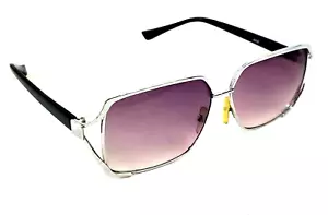 NY Sunglass Brand Sunglasses Women's Purple Gradient Lens Square Fashion Frames - Picture 1 of 10