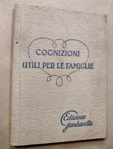COGNIZIONI UTILI PER LE FAMIGLIE / Edizione Gambarotta - Imagen 1 de 1
