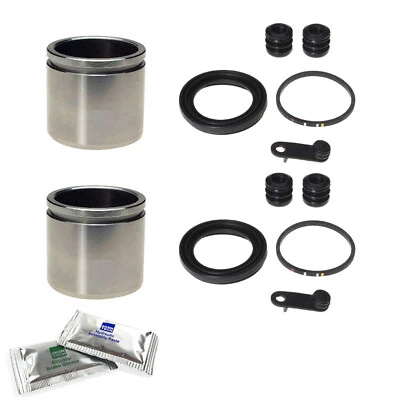 2 KITS DE RECONSTRUCCIÓN DE PINZAS DE FRENO DELANTERAS PISTONES APTOS: RENAULT SAFRANE 93-00 BCR1106JX2 Foto 1 de 3