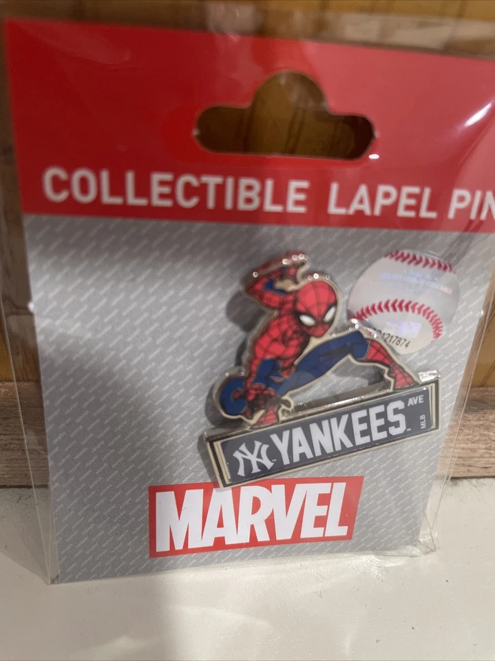 N.Y Yankees Amazing 🔥Spider Man Pin MLB. Wincraft🔥🔥⚾️⚾️ Marvel - Image 1 of 1