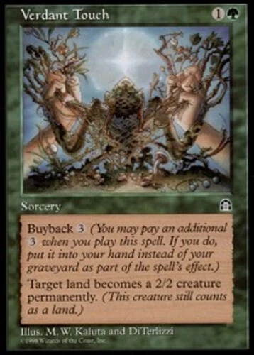Verdant Touch ~ Moderately Played Stronghold MTG Magic UltimateMTG Green Card - Image 1 of 1