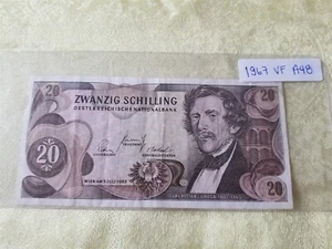 Austria 20 Schilling 1967 Very Fine - A48 Tariff Incl - Picture 1 of 2