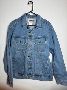 Wrangler Jeansjacke robuste Kleidung mit Knopftasche Baumwolle große Größe blau - Bild 1 von 8