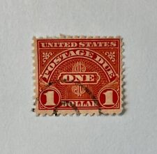 SC# J77 - $1 Postage Due (1930) Single Used Stamp - NICE COLOR!