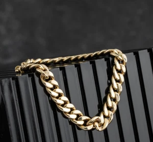 Brazalete Oro Amarillo 750 18k Brazalete 23cm x 3mm x 1mm 2,90g Oro PL - Imagen 1 de 5