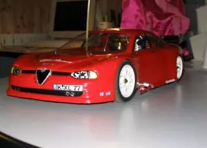 0035 - Carrozzeria Body RC scala 1/10 ALFA 156 rally-touring + ALETTONE - Picture 1 of 1