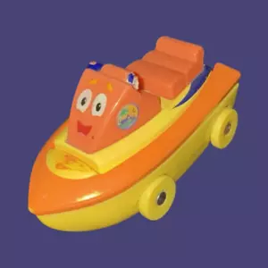 2007 Learning Curve Go Diego Go! Transforming Diecast Jet Ski/Boat Backpack B23 - Picture 1 of 6