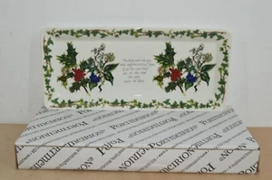 Portmeirion The Holly & and The Ivy - 30 cm x 13 cm Sandwich Tray - BNIB - Picture 1 of 3