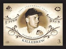 2005 SP Legendary Cuts Baseball #34 Harmon Killebrew    Minnesota Twins