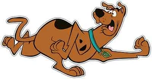Scooby-Doo Scooby Doo Dog Cartoon Car Bumper Window Vinyl Sticker Decal 6"X3" - Picture 1 of 1