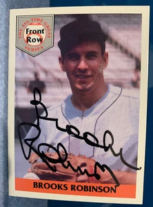 1992 Front Row Brooks Robinson 5 Karten Autogramm Set signiert COA zertifiziert HOF - Bild 1 von 4