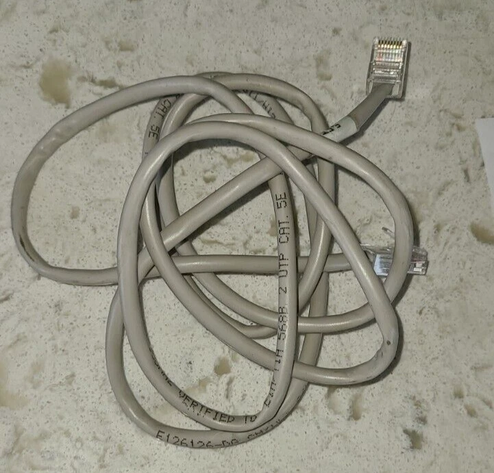 5FT Gray Cat 5e Patch Cord  EIA/TIA 568B E126126-DG - Image 1 of 1