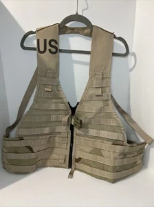 US Military Modular Desert Lightweight Molle II Utility Belt Load Carrying Vest  - Picture 1 of 2