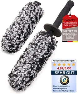 IVALITY® Mikrofaser Felgenbürste extra dünn und professioneller Felgenreiniger - Bild 1 von 27