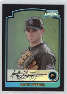 2003 Bowman Draft Chrome Refractor Scott Beerer #BDP47 Rookie RC