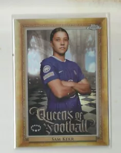 2022-23 Chrome UEFA Women's Champions League SAM KERR Queens of Football - Picture 1 of 1