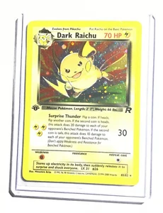 DARK RAICHU - 83/82 - 1st Edition Team Rocket - Holo - Pokemon - EXC / NM - Picture 1 of 1