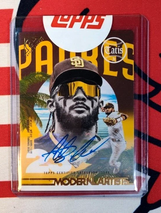 🔥 2022 Topps Gallery Fernando Tatis Jr Modern Artists GOLD Autograph AUTO 12/25