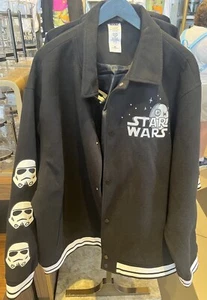 Disney Parks Star Wars Will Gay Artist Series Varsity Jacket XXL 3XL NEW - Picture 1 of 6