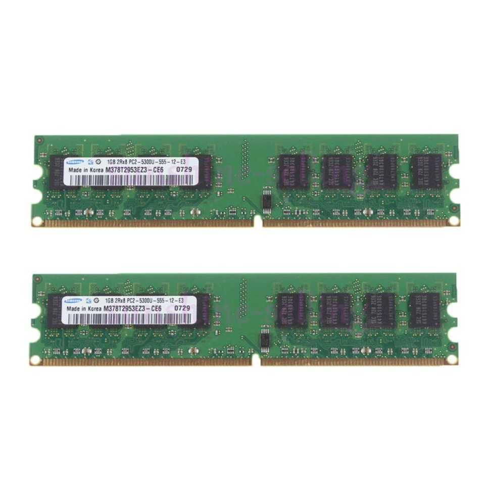 2GB KIT 2x 1GB For Dell Inspiron 518 519 530 530a/c 530b/d 530DT 530s Memory RAM - Image 1 of 4
