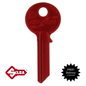 SILCA Ultralite Keyblank Suits YALE ,Key Blank-RED Free Postage! - Picture 1 of 6