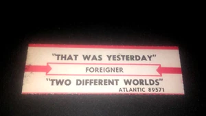 JUKEBOX STRIP (1) STRANIERO che era ieri/Due mondi diversi 45 L@@K! - Foto 1 di 1
