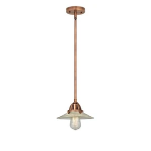 Innovations Halophane 1 Light 9" Mini Pendant, AC/Clear - 288-1S-AC-G2 - Picture 1 of 1