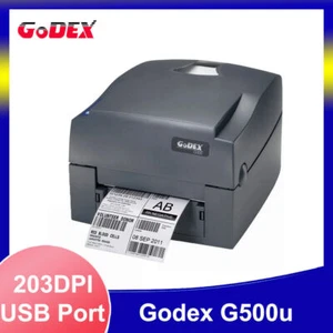 Godex G500u 203dpi USB Barcode Label Printer Thermal Transfer & Direct Thermal - Picture 1 of 12